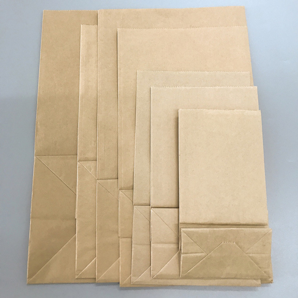 Food Snacks Packaging - 100 Adet Kraft Kağıt Gıda Sınıfı