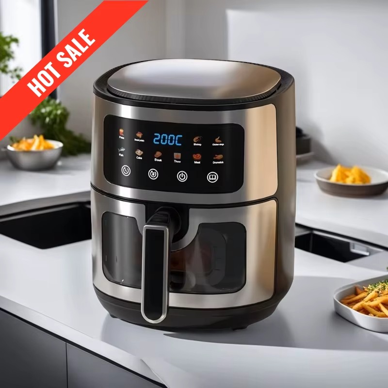 Food Snacks Healthy - Toptan 10L Siyah Air Fryer Hızlı