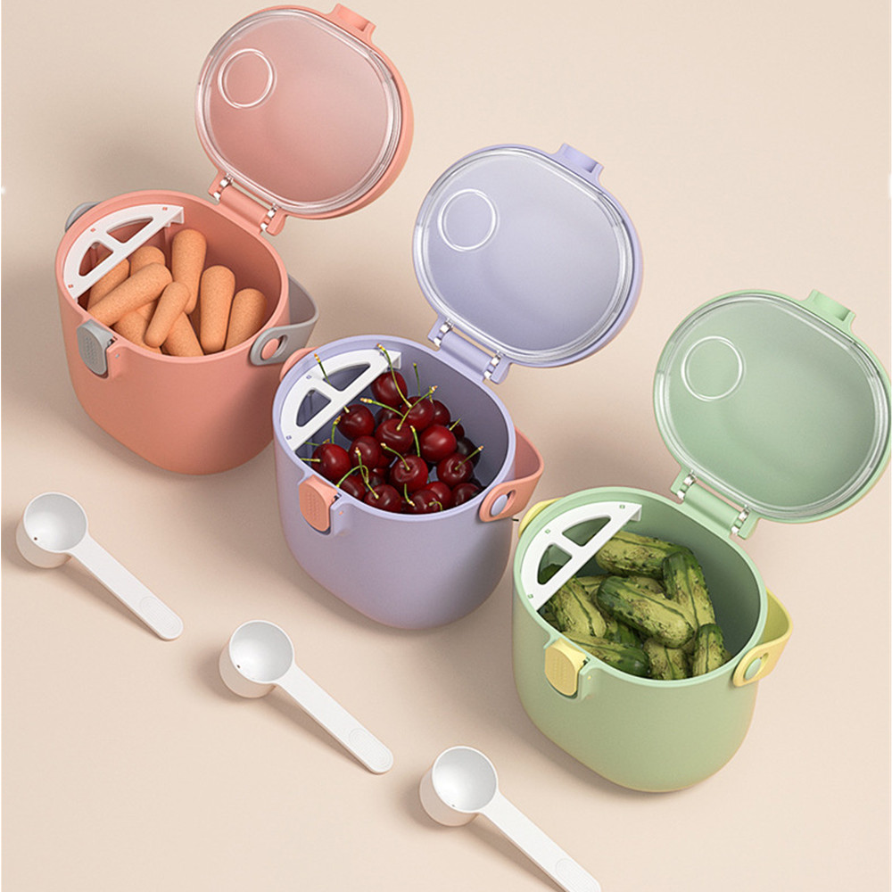 Food Snacks For Toddlers - Bebek maması saklama kutusu uçucu tahıl