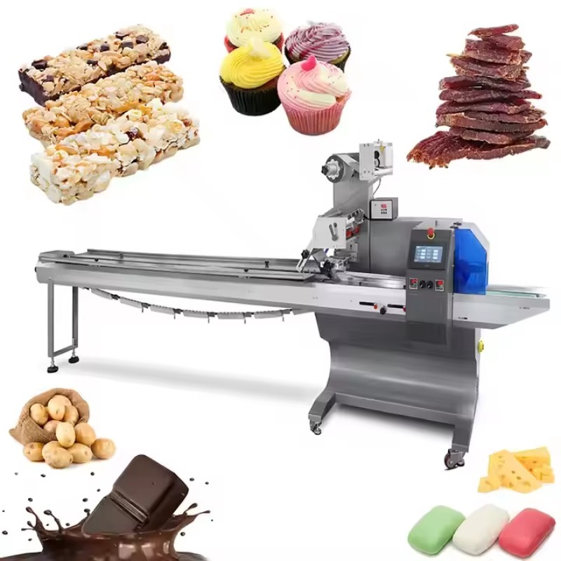 Food Snacks Packaging - Yumuşak Pamuk Şeker Atıştırmalıkları için Otomatik