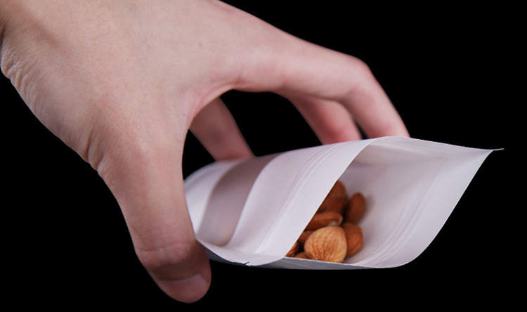 100 adet Stand-up beyaz kağıt  - Logo Food Snack incelemesi ve fiyatı